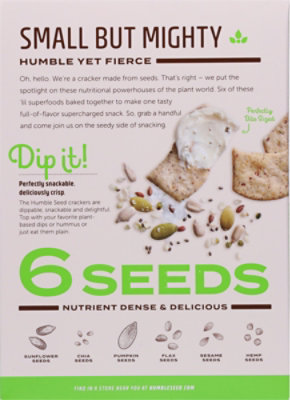 The Humble Seed Crackers Garlic Herb - 4.25 OZ - Image 6