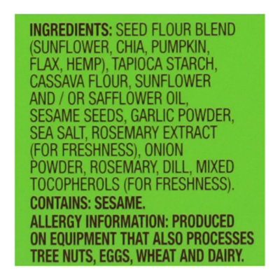 The Humble Seed Crackers Garlic Herb - 4.25 OZ - Image 5