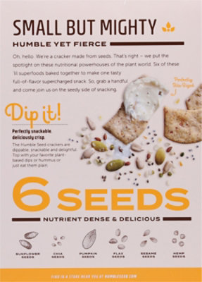 The Humble Seed Crackers Grain Free Everything - 4.25 OZ - Image 6
