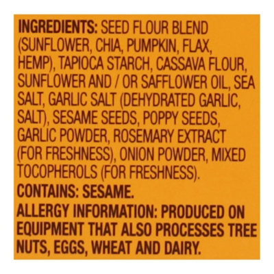 The Humble Seed Crackers Grain Free Everything - 4.25 OZ - Image 5