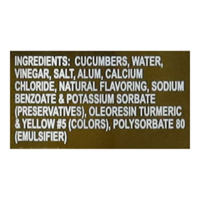 Best Maid Whole Dills 12-16 Ct - 1 GA - Image 4