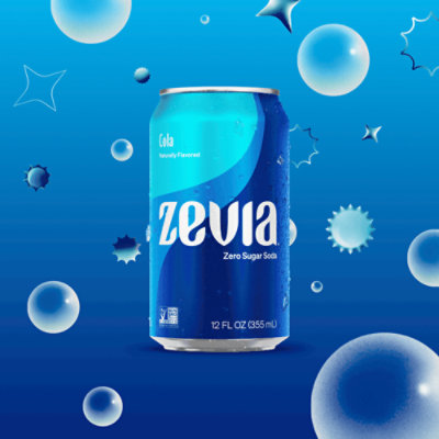 Zevia Zero Sugar Cola Soda - 12-12 Fl. Oz. - Image 2