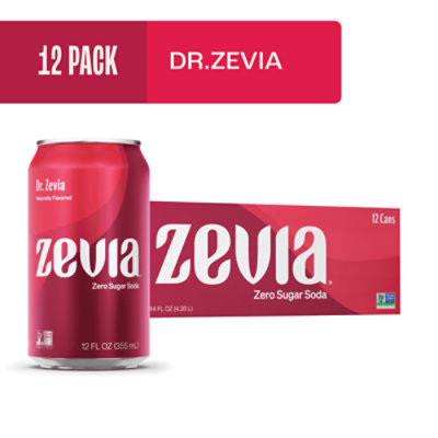 Zevia Zero Sugar Dr. Zevia Soda - 12-12 Fl. Oz. - Image 1
