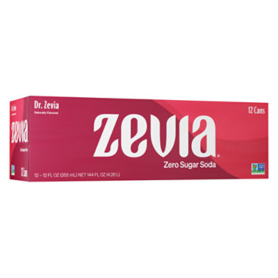 Zevia Zero Sugar Dr. Zevia Soda - 12-12 Fl. Oz. - Image 1