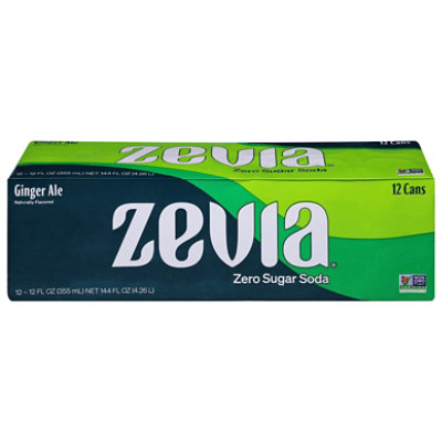 Zevia Zero Sugar Ginger Ale Soda - 12-12 Fl. Oz. - Image 2