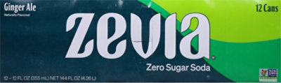 Zevia Zero Sugar Ginger Ale Soda - 12-12 Fl. Oz. - Image 6