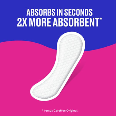 Carefree Acti Fresh Unscented Extra Long Panty Liners - 100 Count - Image 4