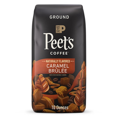 Peet's Coffee, Caramel Brulee Light Roast Ground Coffee - 10oz Bags - 10 OZ - Image 1