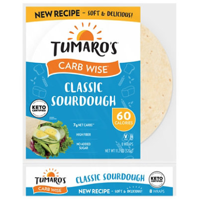 Classic Sourdough Carb Wise Wraps - 11.2 OZ - Image 3