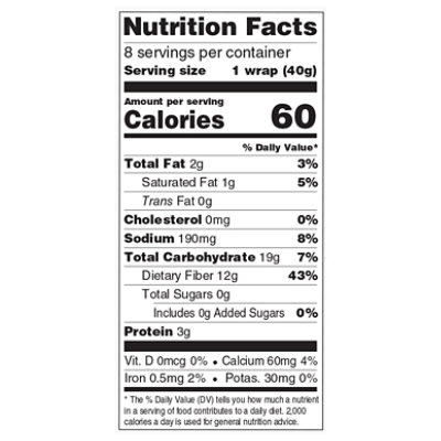 Classic Sourdough Carb Wise Wraps - 11.2 OZ - Image 4