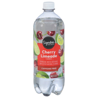 Signature SELECT Cherry Limeade Sparkling Water - 1 Liter - Image 3