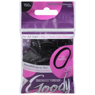 Goody Polyband Forever Black 150ct - 150 CT - Image 3