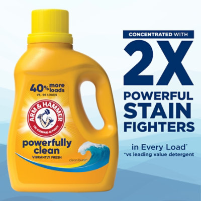 ARM & HAMMER Clean Burst 50 Loads Liquid Laundry Detergent - 50 Fl. Oz. - Image 4