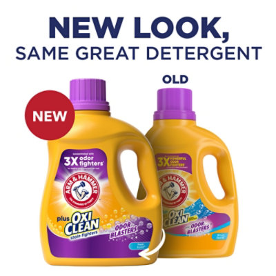 ARM & HAMMER Plus Oxiclean Odor Blasters Fresh Burst Liquid Laundry Detergent - 45.5 Fl. Oz. - Image 2