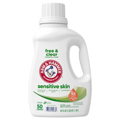 ARM & HAMMER Sensitive Skin Free Clear 50 Loads Liquid Laundry Detergent - 50 Fl. Oz. - Image 3