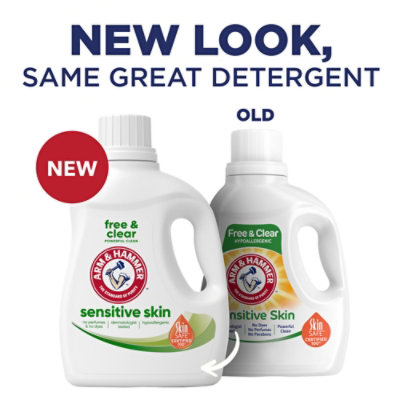 ARM & HAMMER Sensitive Skin Free Clear 50 Loads Liquid Laundry Detergent - 50 Fl. Oz. - Image 2