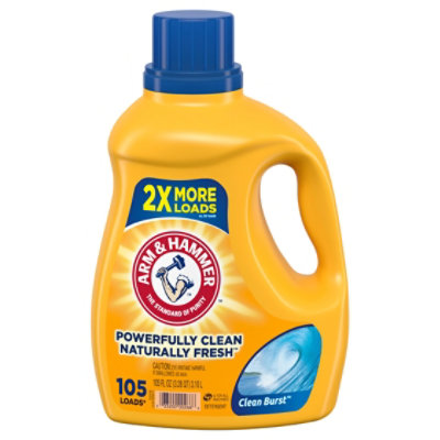 ARM & HAMMER Clean Burst 105 Loads Liquid Laundry Detergent - 105 Fl. Oz. - Image 2