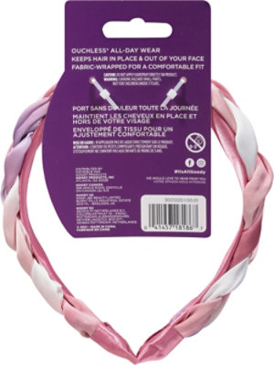 Goody Headband Watercolor Braid Pink - 1 CT - Image 4