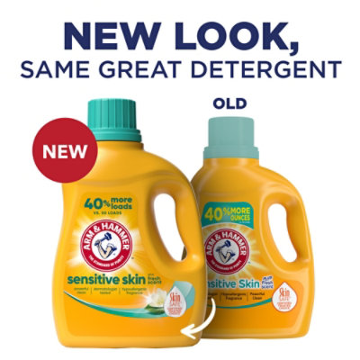 ARM & HAMMER Sensitive Skin Plus Fresh Scent 105 Loads Liquid Laundry Detergent - 105 Fl. Oz. - Image 2