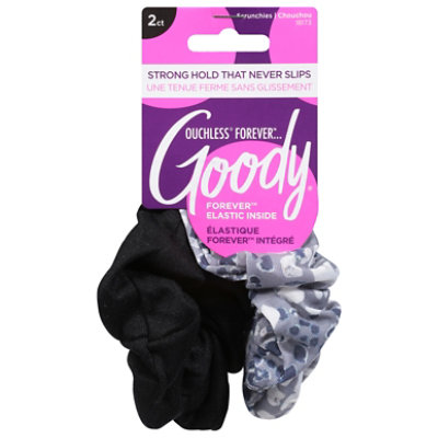 Goody Scrunchies Forever Blk Dot 2ct - 2 CT - Image 3