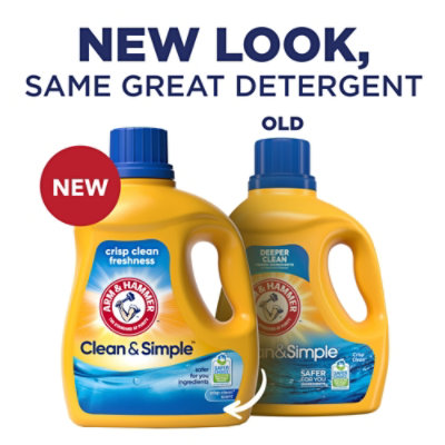 ARM & HAMMER Clean & Simple 77 Loads Liquid Laundry Detergent - 100.5 Fl. Oz. - Image 2