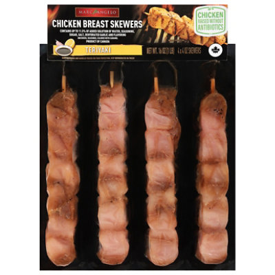 Marcangelo Chicken Skewers Teriyaki - 16 OZ - Image 1