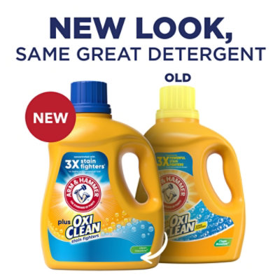 ARM & HAMMER Plus Oxiclean Clean Meadow 77 Loads Liquid Laundry Detergent - 100.5 Fl. Oz. - Image 2