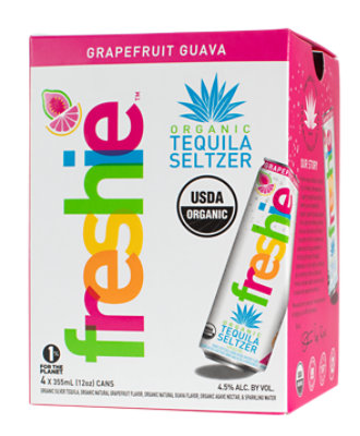 Freshie Grapefruit Guava Tequila Seltzer - 4 12 Fl. Oz. - Image 1