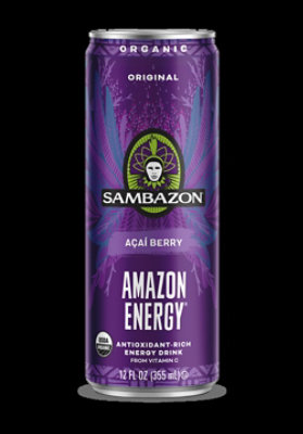 Sambazon Acai Berry Amazon Energy Drink - 12 Fl. Oz.  - Image 2