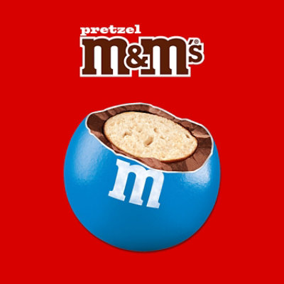 M M S Pretzel Milk Chocolate Candy Sharing Size In Resealable Bag 7.4 Oz balduccis