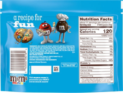 M&M'S Minis Milk Chocolate Candy Sharing Size In Resealable Bag - 9.4 Oz - Image 6