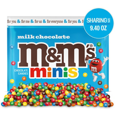 M&M'S Minis Milk Chocolate Candy Sharing Size In Resealable Bag - 9.4 Oz - Image 1