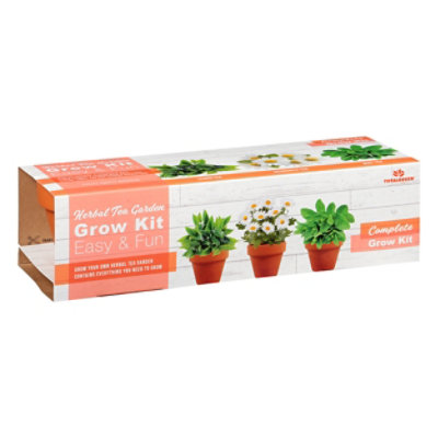 Totalgreen Holland Tea Trio Seed Kit With 3 Terra Cotta Pots 3 Varieties  Seeds And Planting Medium - 3 CT