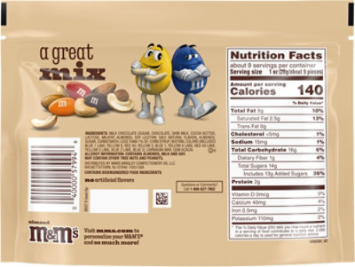 M&M'S Almond Milk Chocolate Candy Sharing Size In Resealable Bag - 8.6 Oz - Image 6