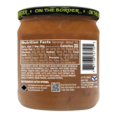 On The Border Southwest Bean Dip - 16 Oz - Image 5