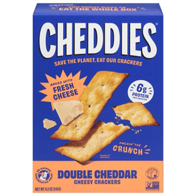 Cheddies Cracker White Cheddar - 4.2 OZ - Image 3