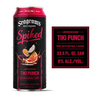 Seagrams Escapes Spiked Tiki Series Seasonal 23.5oz Cans - 23.5 FZ - Image 1