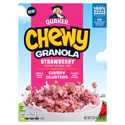 Quaker Chewy Granola Strawberry 13.6 Oz - 13.6 OZ - Image 2