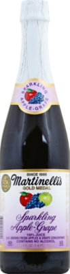 Martinelli Juice Sparkling Apple Grape 25.4 fl oz (Pack of 12) - Image 2