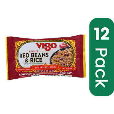 Red Vigo Beans and Rice - 8 oz (Pack of 12) - Image 1