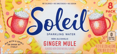 Soleil Mule Ginger Sparkling Water - 8-12 Fl. Oz. - Image 5