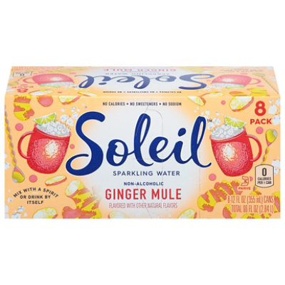 Soleil Mule Ginger Sparkling Water - 8-12 Fl. Oz. - Image 1