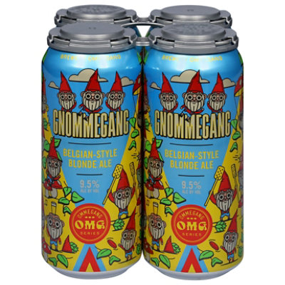 Ommegang Gnomegang Belgian Style Blondeale Cans - 4-16 FZ - Image 1