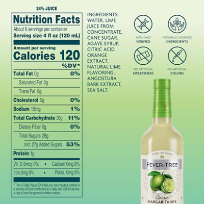 Fever Tree Mixer Margarita - 23.36 FZ - Image 2