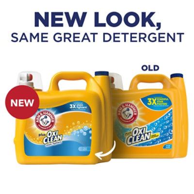 ARM & HAMMER Plus Oxiclean Fresh Scent 106 Loads Liquid Laundry Detergent - 138 Fl. Oz. - Image 2