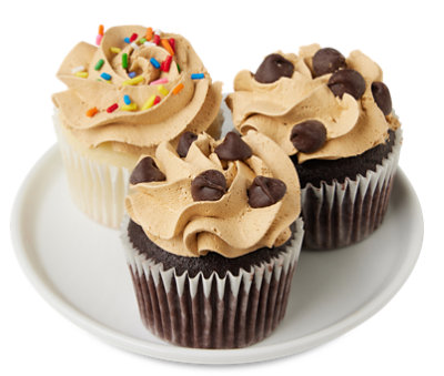 Assorted Cookie Dough Cupcakes 3 Count - EA - Image 1
