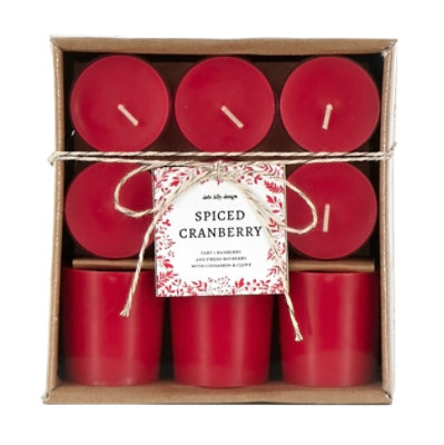 Dl Cranberry Tealight Votive - EA - Image 1