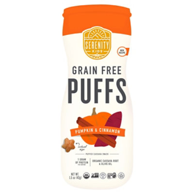 Serentity Kids Puffs Pumpkin Cinnamon - 1.5 OZ - Image 3