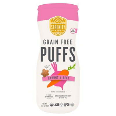 Serenity Kids Puffs Grain Free Carrot Veggie Beet - 1.5 OZ - Image 2