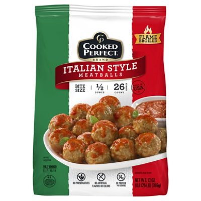 Cooked Perfect Italian Style Meatballs 13 Ounce - 13 OZ - Image 3